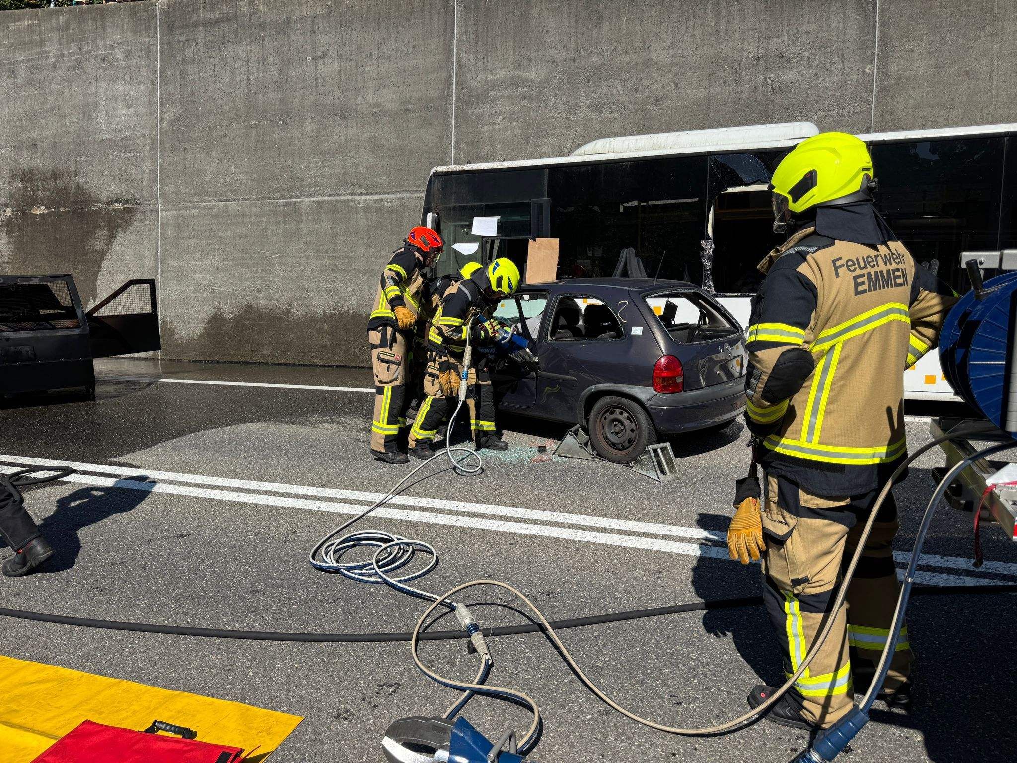 Einsatzübung Stützpunkt